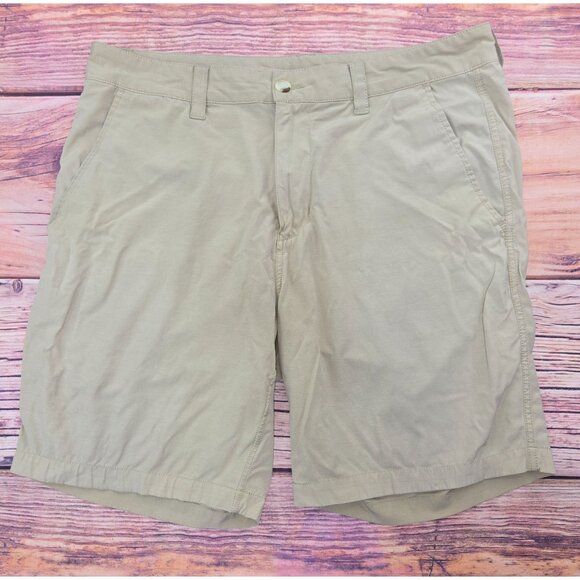 Southern Tide Mens Khaki Shorts W34 Cotton Blend Casual - Picture 1 of 7